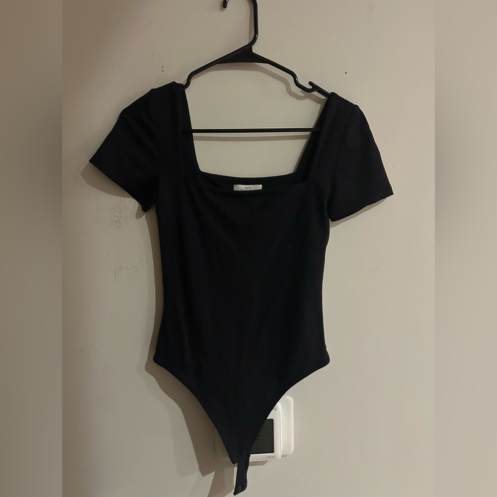 Babaton Contour Black Bodysuit-Aritzia
